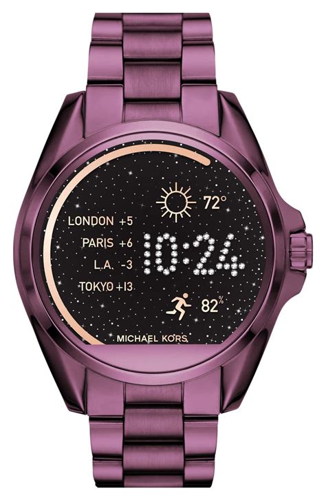 michael kors bradshaw black smart watch|Michael Kors bradshaw smartwatch instructions.